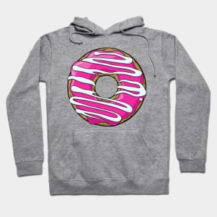 Pink Donut, Doughnut, Icing, Frosting, Glaze Hoodie